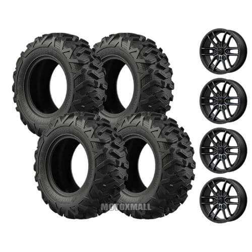 EFX Moto MTC 30x10-14 on 4/137 MSA M43 Fang Black Titanium +10mm
