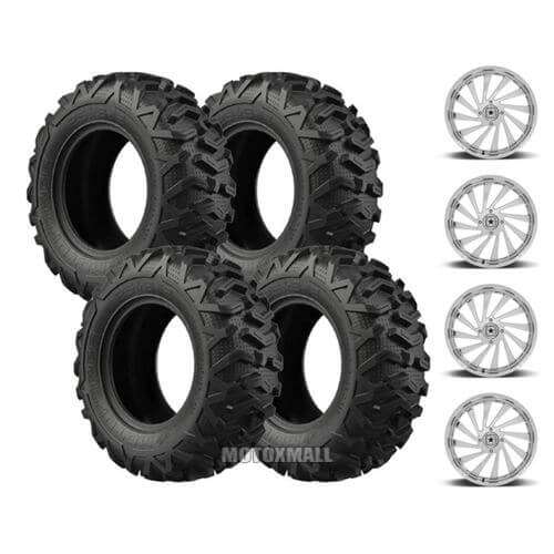 EFX Moto MTC 34x10-20 on 4/137 MSA M46 Blade Chrome +0mm