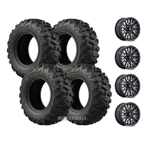 EFX Moto MTC 26x9-14 / 26x11-14 on 4/156 MSA M49 Creed Machined +10mm