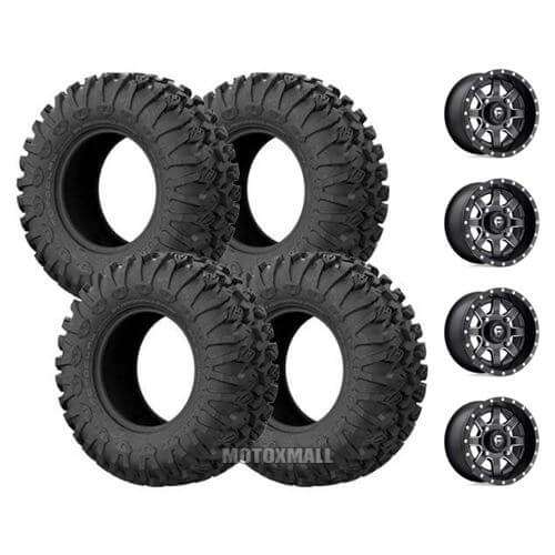 EFX MotoClaw 32x10-16 on 4/110 Fuel D538 Maverick +13mm