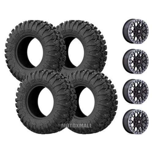 EFX MotoClaw 31x10-15 on 4/137 MSA M48 Portal Satin Black +38mm
