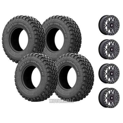 EFX MotoHammer 32x10-15 on 4/156 MSA M48 Portal Black +38mm