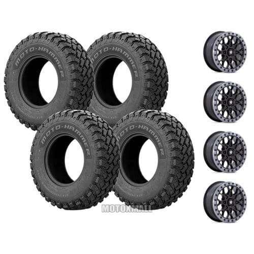 EFX MotoHammer 32x10-15 on 4/137 MSA M48 Portal Satin Black +38mm