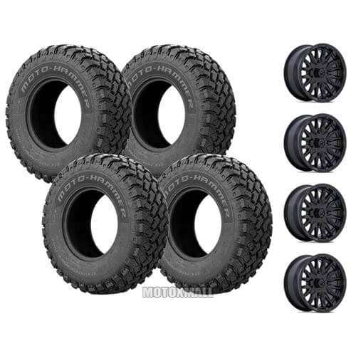 EFX MotoHammer 31x10-14 on 4/110 MSA M49 Creed Black -47mm