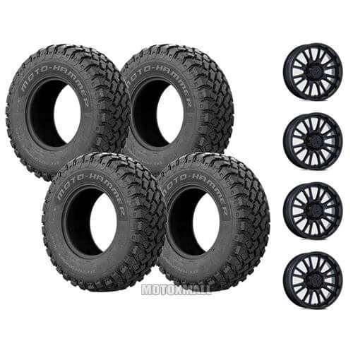 EFX MotoHammer 27x9-14 / 27x11-14 on 4/137-4/156 MSA M51 Thunderlips Black +10mm