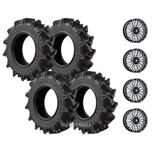 EFX MotoHavok 37x9.5-22 on 4/137-4/156 MSA M50 Clubber Machined +0mm