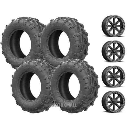 EFX MotoMax 27x10-14 / 27x12-14 on 4/156 MSA M31 Lok2 Beadlock +0mm