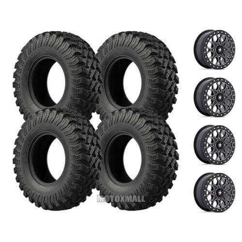 EFX MotoRally 32x10-15 on 4/110 MSA M48 Portal Black +38mm