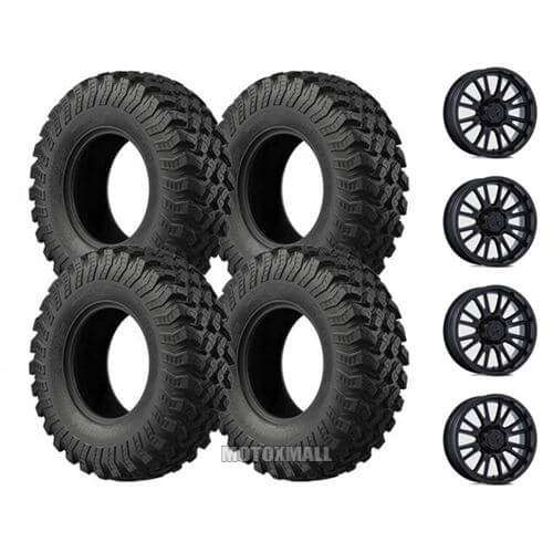 EFX MotoRally 28x10-14 on 4/137-4/156 MSA M51 Thunderlips Black +10mm