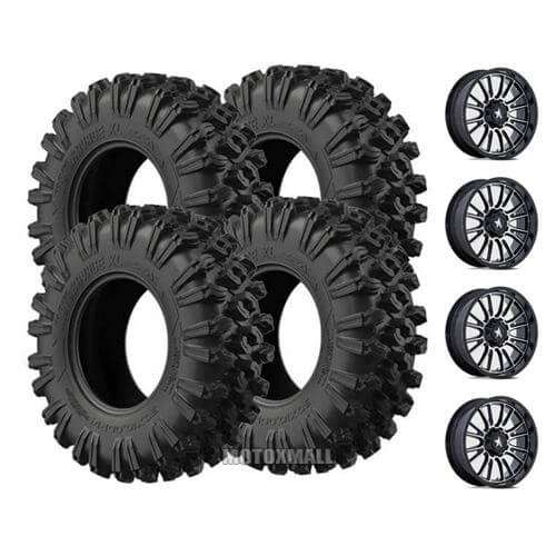 EFX MotoRavage XL 28x10-14 on 4/137-4/156 MSA M51 Thunderlips Machined +10mm