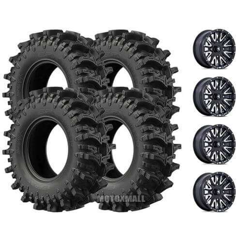 EFX MotoSlayer 28x9.5-14 on 4/156 MSA M49 Creed Machined +10mm