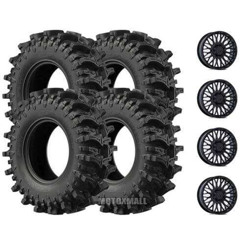 EFX MotoSlayer 35x9.5-20 on 4/137-4/156 MSA M50 Clubber Black +0mm