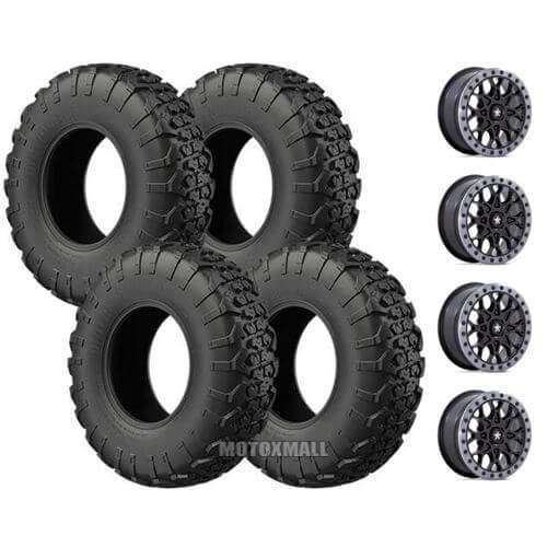 EFX MotoVator 32x9.5-15 on 4/137 MSA M48 Portal Satin Black +38mm
