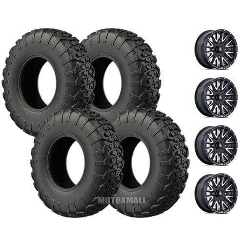 EFX MotoVator 28x9.5-14 on 4/110 MSA M49 Creed Machined -47mm