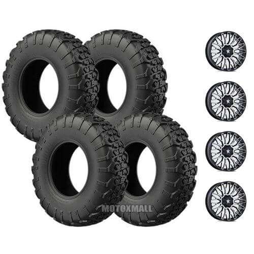 EFX MotoVator 30x9.5-15 on 4/137-4/156 MSA M50 Clubber Machined +10mm