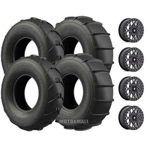 EFX Sand Slinger 31x11-15 / 31x14-15 on 4/156 MSA M48 Portal Black +38mm