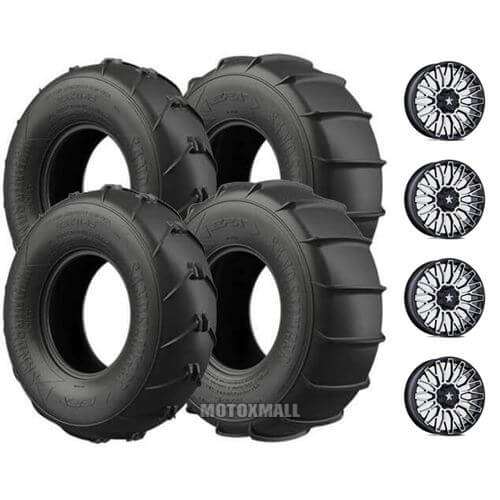 EFX Sand Slinger Sport 33x11-15 / 33x13-15 on 4/137-4/156 MSA M50 Clubber Machined +10mm
