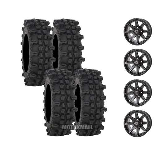 Frontline ACP 30x10-14 on 4/110 Frontline 308 Matte Black 5+2