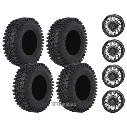 Frontline BDC 32x10-15 on 4/137 - 4/156 Frontline 454 Brushed Grey 4+3