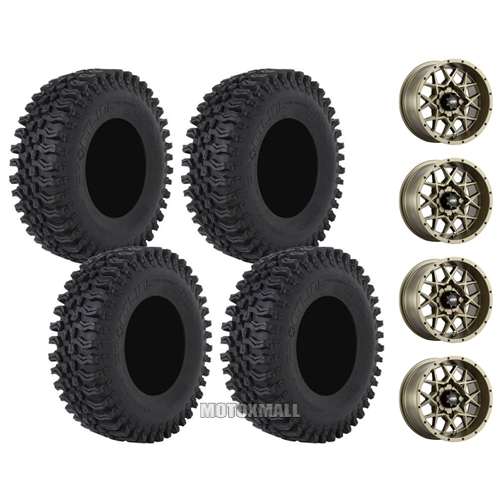 Frontline BDC 23x9.5-14 on 4/137 ITP Hurricane Bronze 5+2