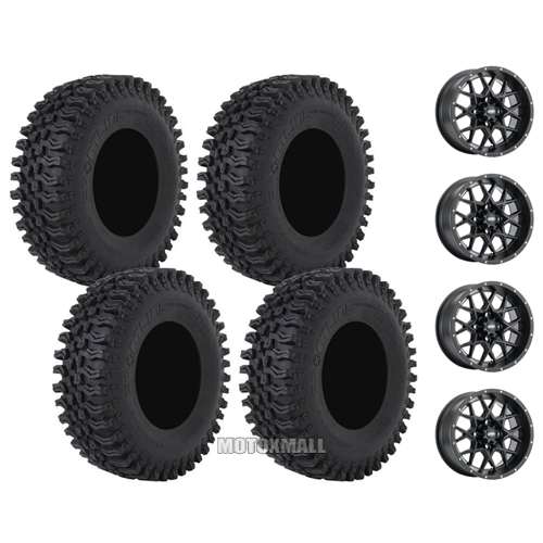 Frontline BDC 32x10-14 on 4/110 ITP Hurricane Black 5+2