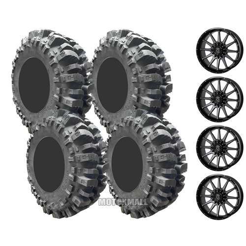 Interco Bogger 30x10-15 on 4/137 - 4/156 Frontline 762 Dark Tint 5+2