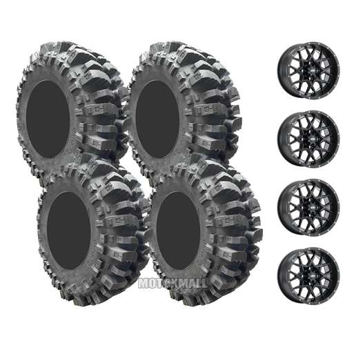 Interco Bogger 28x10-14 on 4/110 ITP Hurricane Black 5+2