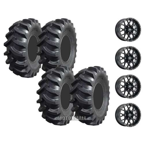Interco Interforce 27x7.5-12 on 4/137 ITP Hurricane Black 5+2