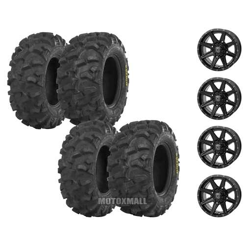 ITP Blackwater 28x10-14 on 4/156 Frontline 308 Gloss Black 4+3
