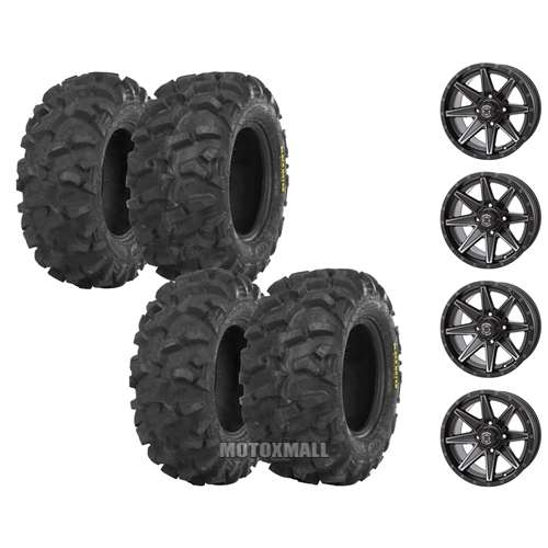 ITP Blackwater 27x9-14 / 27x11-14 on 4/137 Frontline 308 Matte Black 5+2
