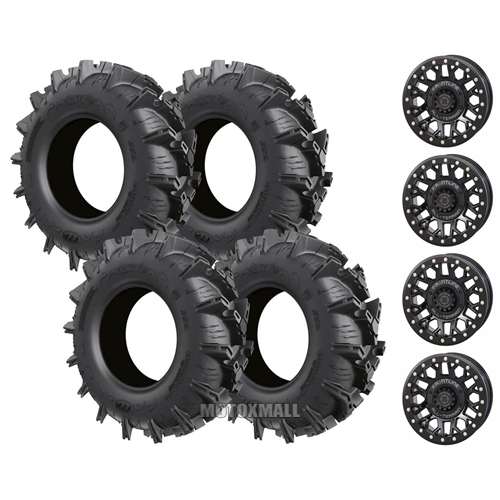 ITP Cryptid 32x10-15 on 5x4.5 Frontline 454 Gloss Black 4+3