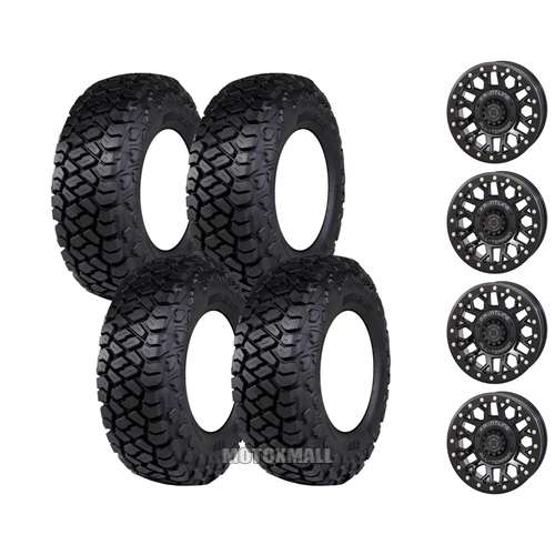 ITP Intersect 32x10-15 on 5x4.5 Frontline 454 Gloss Black 4+3