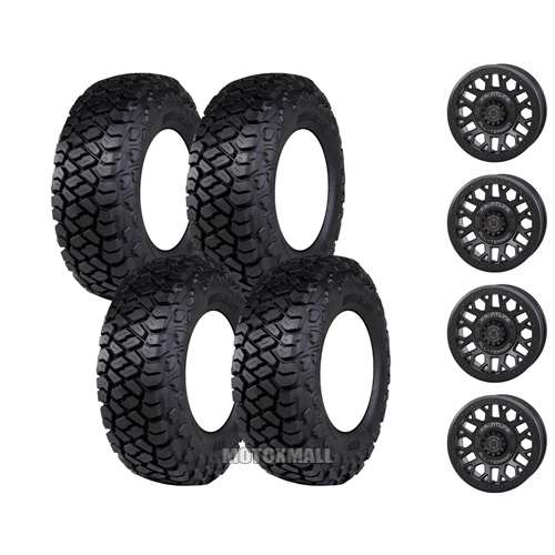ITP Intersect 32x10-15 on 4/137 - 4/156 Frontline 454 Matte Black 4+3