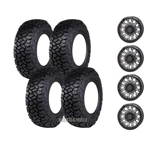 ITP Intersect 32x10-15 on 4/137 - 4/156 Frontline 454 Brushed Grey 4+3