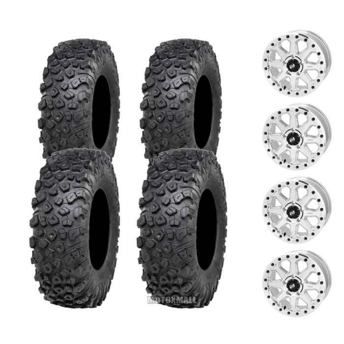 ITP Kinetic 32x10-15 on 5/4.5 Tusk Uinta Beadlock Polished 6+1