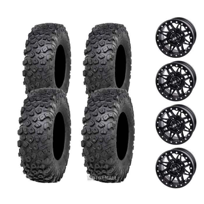 ITP Kinetic 30x10-15 on 4/137 Tusk Wasatch Beadlock Matte Black 5+2