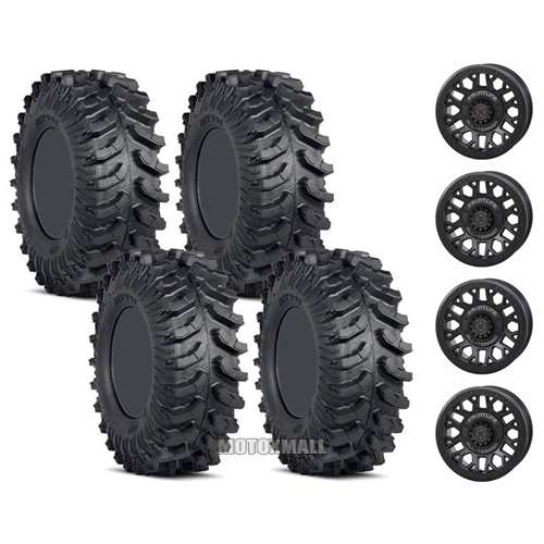 ITP MT911 30x10-15 on 4/137 - 4/156 Frontline 454 Matte Black 4+3