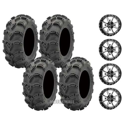 ITP Mud Lite XXL 30x10-12 on 4/110 Frontline 556 Machined 5+2
