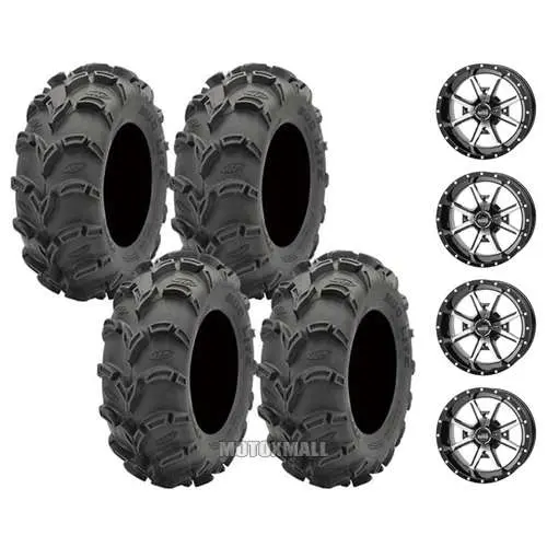 ITP Mud Lite XL 26x10-12 on 4/110 Frontline 556 Machined 5+2