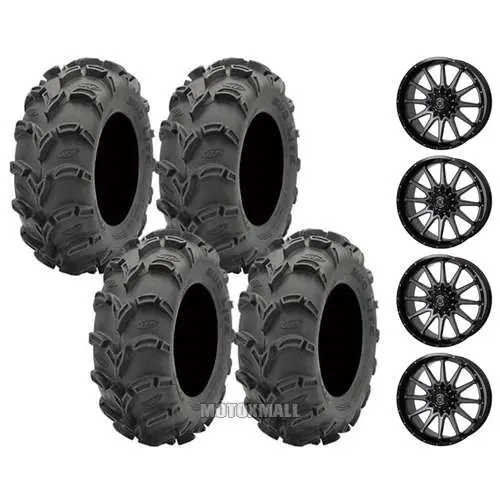 ITP Mud Lite XXL 30x10-14 on 4/110 Frontline 762 Dark Tint 5+2