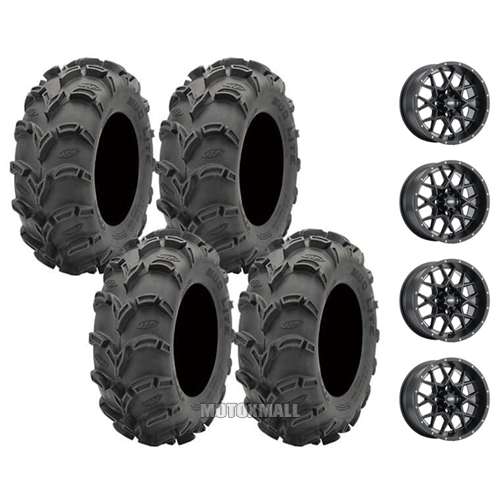ITP Mud Lite 24x8-12 on 4/137 ITP Hurricane Black 5+2