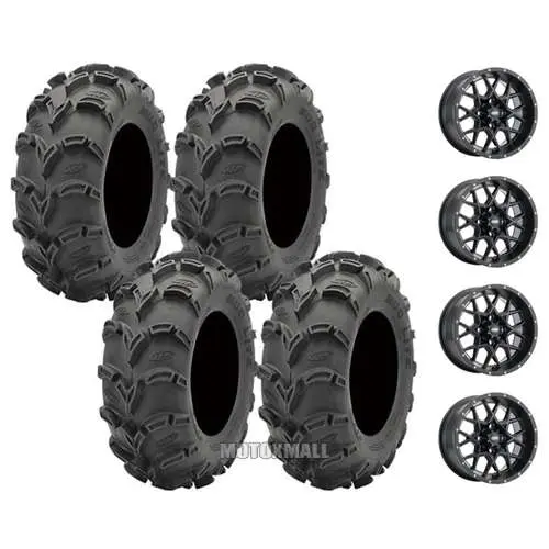 ITP Mud Lite XL 27x10-14 on 4/137 ITP Hurricane Black 5+2