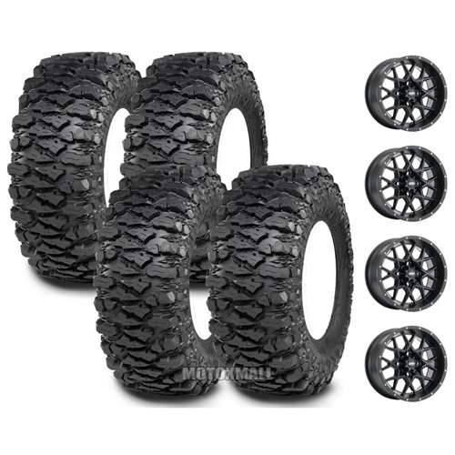 ITP Savage XT RG2 30x10-14 on 4/156 ITP Hurricane Black 4+3