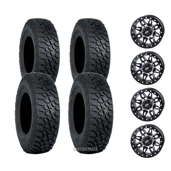 ITP Tenacity XNR 32x10-15 on 4/156 Tusk Wasatch Beadlock Machined/Black 5+2