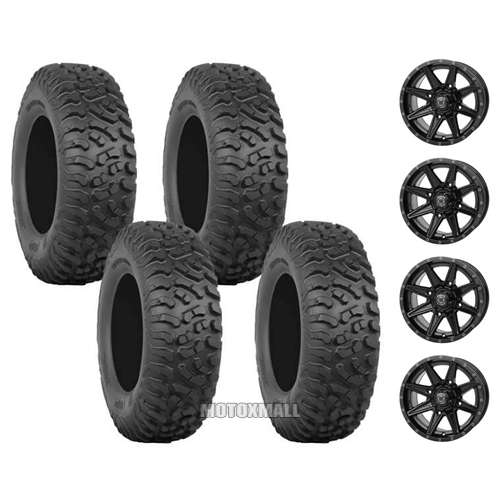 ITP Terra Hook 32x10-14 on 4/110 Frontline 308 Gloss Black 5+2