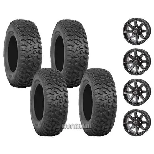 ITP Terra Hook 32x10-14 on 4/156 Frontline 308 Matte Black 4+3