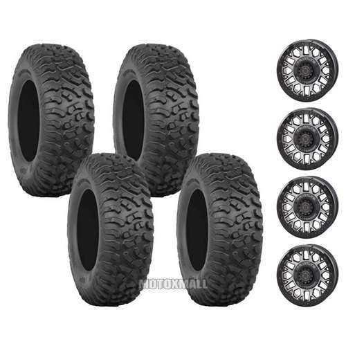 ITP Terra Hook 32x10-15 on 5x4.5 Frontline 454 Brushed Grey 4+3