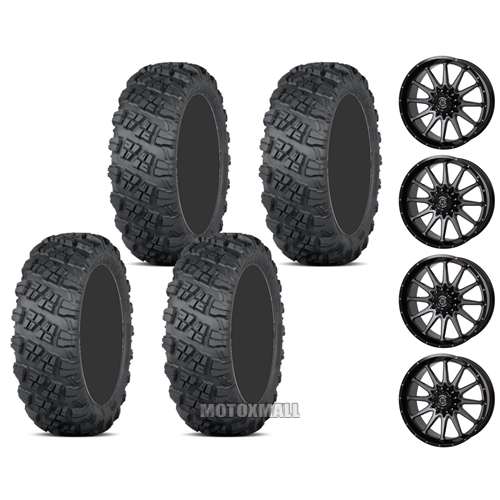 ITP Versa Cross V3 32x10-15 on 5x4.5 Frontline 762 Dark Tint 5+2