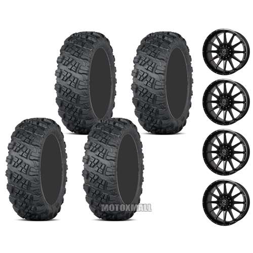 ITP Versa Cross V3 32x10-15 on 5x4.5 Frontline 762 Gloss Black 5+2