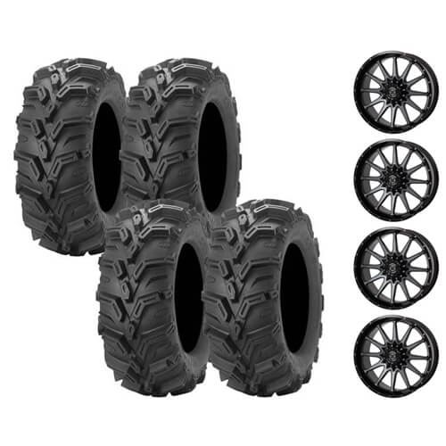 ITP Mud Lite XTR 27x9-14 on 4/110 Frontline 762 Dark Tint 5+2